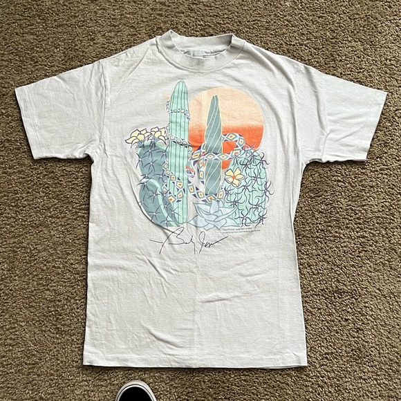 Vintage Cactus Desert Beverly Jaeger “Temptation” Limited Edition Tee - Santa Fe - Picture 1 of 8